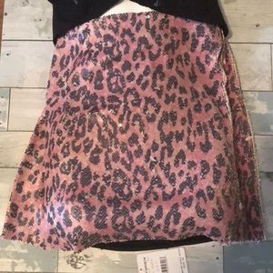 Free People Pink Cheetah Women’s Skirt
